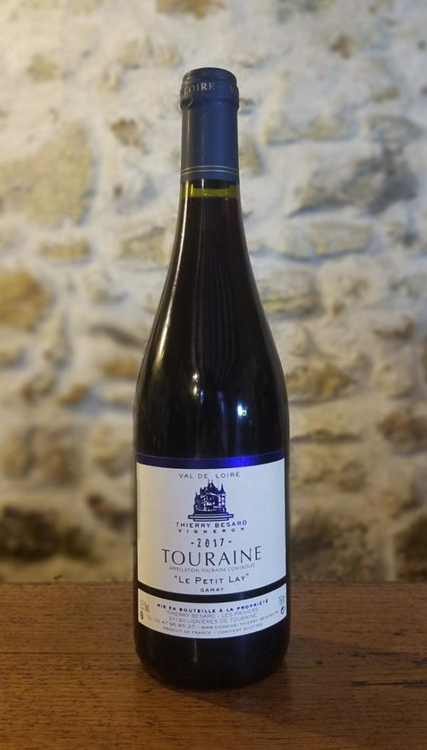 Vin rouge cépage gamay d'Azay-le-Rideau du Domaine Thierry Besard
